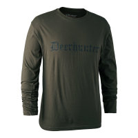 Deerhunter Logo T-Shirt mit langen &Auml;rmeln