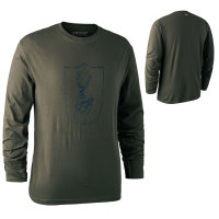 Deerhunter Logo T-Shirt mit langen &Auml;rmeln