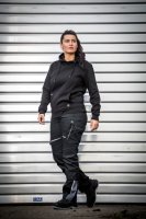 Leibwächter Flex-Line Damen Bundhose schwarz/grau