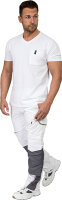 Leibwächter Flex-Line Bundhose mit Knietaschen weiss/grau