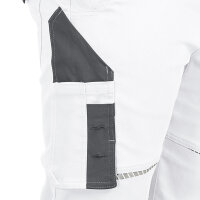 Leibwächter Flex-Line Bundhose mit Knietaschen weiss/grau