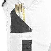 Leibwächter Flex-Line Bundhose mit Knietaschen weiss/grau