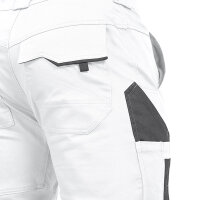 Leibwächter Flex-Line Bundhose mit Knietaschen weiss/grau
