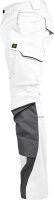 Leibwächter Flex-Line Bundhose mit Knietaschen weiss/grau