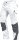 Leibwächter Flex-Line Bundhose mit Knietaschen weiss/grau