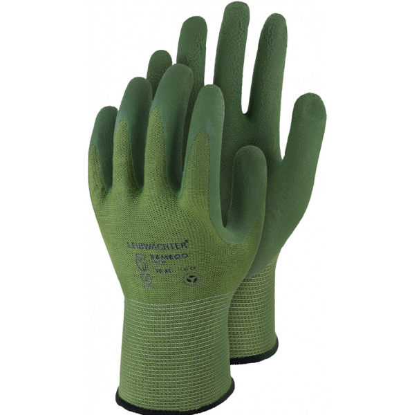 Leibw&auml;chter Bamboo, Bambus-Nylon-Handschuh mit Latex-Beschichtung, 1 Paar