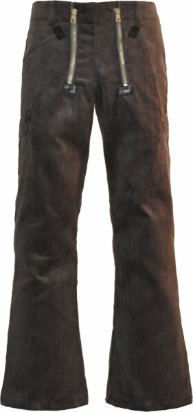 EIKO DONAU, Zunfthose mit Schlag Trenkercord Classic grau 52