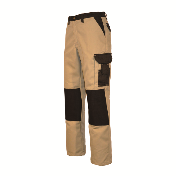 EIKO Bundhose Canvas Powerline beige/schwarz 56