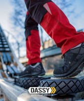 DASSY® NOX S3 Sicherheitshalbschuhe Azurblau/Schwarz