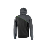 U-Power Workwear Hoody-Sweatshirt-Jacke Jupiter Asphalt Grey