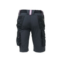 U-Power Workwear Damen Shorts Mercury Lady Grey Fucsia