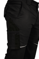 Leibwächter Flex-Line Bundhose ohne Knietaschen schwarz DIVERSIO-EDITION