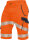 Short Flex-HiVis Warnschutz Orange/Marine