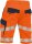 Short Flex-HiVis Warnschutz Orange/Marine