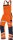 Latzhose Flex-HiVis Warnschutz Orange/Marine