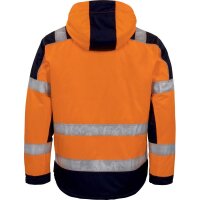 Winter-Arbeitsjacke Warnschutz Orange/Marine