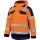 Winter-Arbeitsjacke Warnschutz Orange/Marine