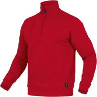 Leibwächter Classic Line Zip-Sweater Paul rot