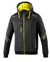 Sparco Workwear Hooded-Full-Zip COLORADO grau/gelb