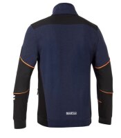 Sparco Workwear Full-Zip-Sweatshirt ALABAMA marine/orange