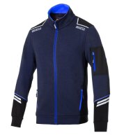 Sparco Workwear Full-Zip-Sweatshirt ALABAMA navy/royalblau