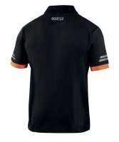 Sparco Workwear Poloshirt TOLEDO schwarz/orange