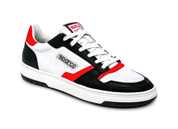 Sparco S-URBAN SNEAKER weiß/schwarz/rot