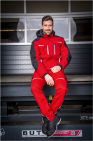 Leibwächter Flex-Line Winter-Softshelljacke rot/schwarz