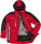 Leibwächter Flex-Line Winter-Softshelljacke rot/schwarz