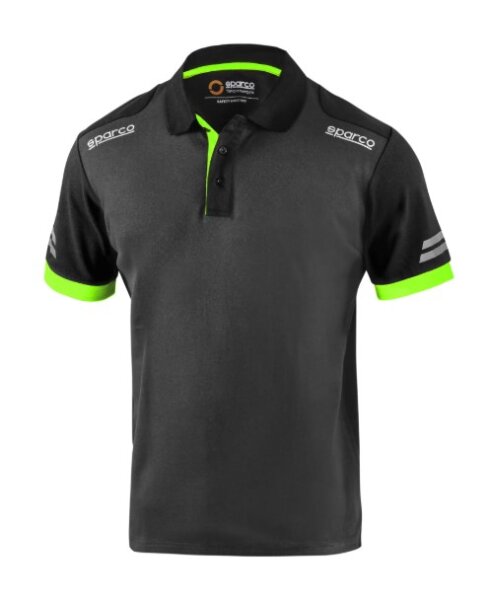 Sparco Workwear Poloshirt TOLEDO dunkelgrau/grün