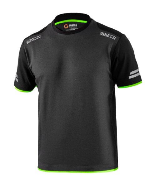 Sparco Workwear T-Shirt TUCSON dunkelgrau/grün