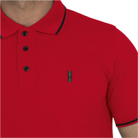 Leibwächter Flex-Line Polo-Shirt Jens rot