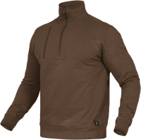 Leibwächter Classic Line Zip-Sweater Paul haselnuss