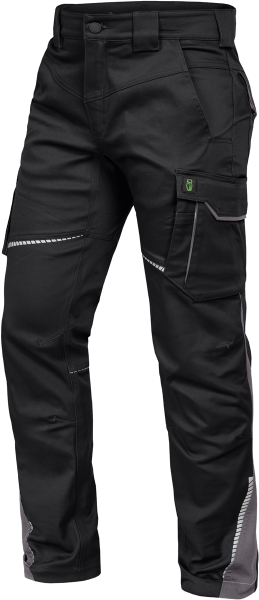 Leibwächter Flex-Line Bundhose ohne Knietaschen schwarz/grau