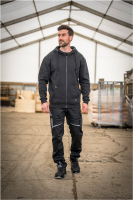 Leibwächter Flex-Line Bundhose ohne Knietaschen schwarz/grau