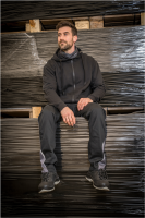 Leibwächter Flex-Line Bundhose ohne Knietaschen schwarz/grau