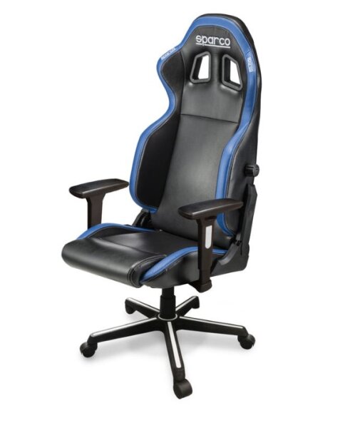 Sparco Bürostuhl Gaming-Stuhl ICON schwarz/blau