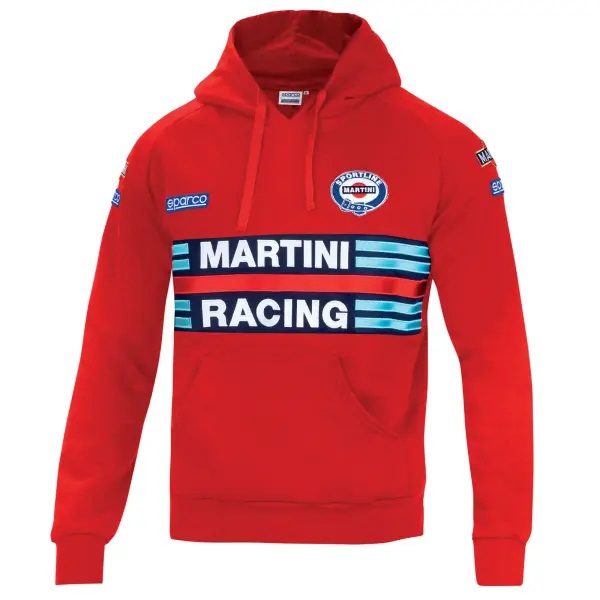 Sparco Martini Racing HOODIE REPLICA Rot