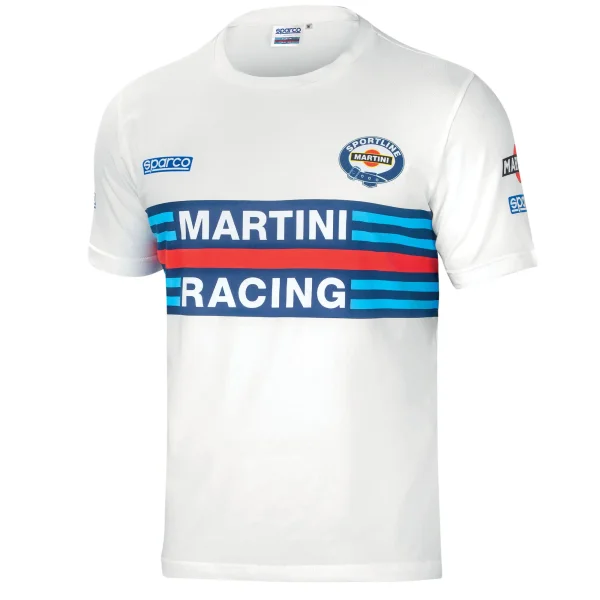 Sparco Martini Racing T-SHIRT REPLICA Weiß