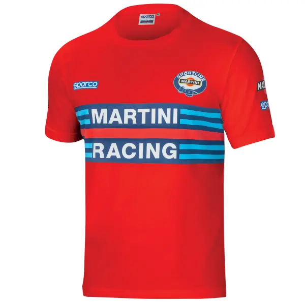 Sparco Martini Racing T-SHIRT REPLICA Rot