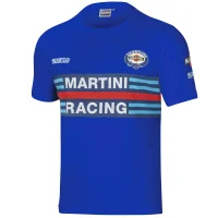 Sparco Martini Racing T-SHIRT REPLICA Azurblau