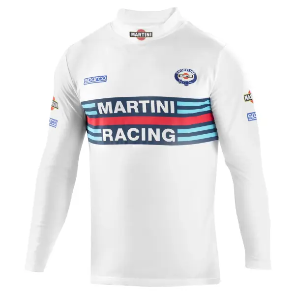 Sparco Martini Racing LANGARM T-SHIRT REPLICA Weiß