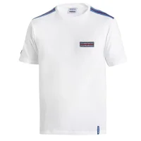 Sparco Martini Racing T-SHIRT TOP STRIPES Weiß