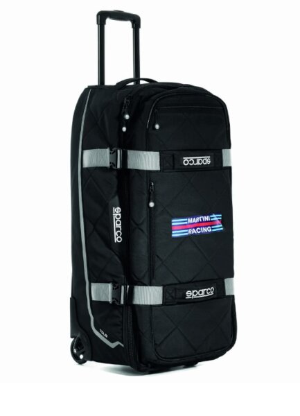 Sparco Reise-Trolley TOUR schwarz/grau Martini Racing