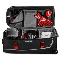 Sparco Reise-Trolley TOUR schwarz/grau Martini Racing