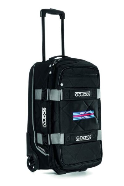 Sparco Reise-Trolley TRAVEL schwarz/grau Martini Racing