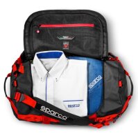 Sparco Sporttasche / Duffle Bag Dakar klein schwarz/rot