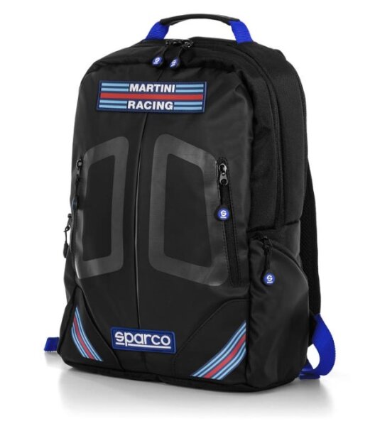 Sparco Rucksack Stage schwarz/blau Martini Racing