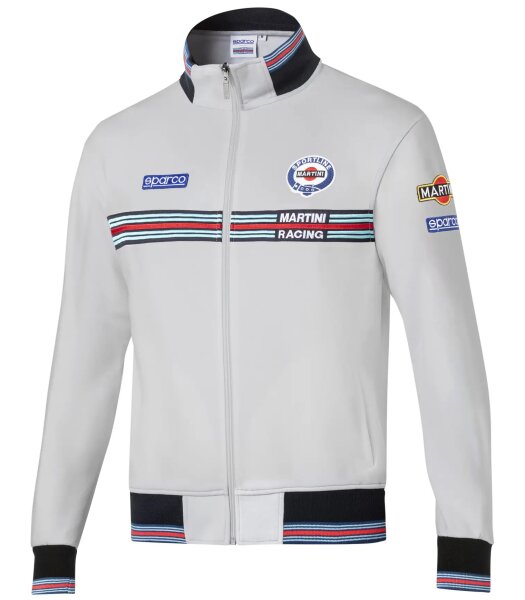 Sparco Martini Racing FULL ZIP SWEATSHIRT Grau