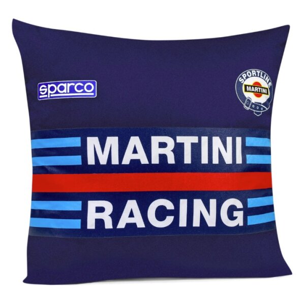 Sparco Kissen 40x40 cm marineblau - Martini Racing